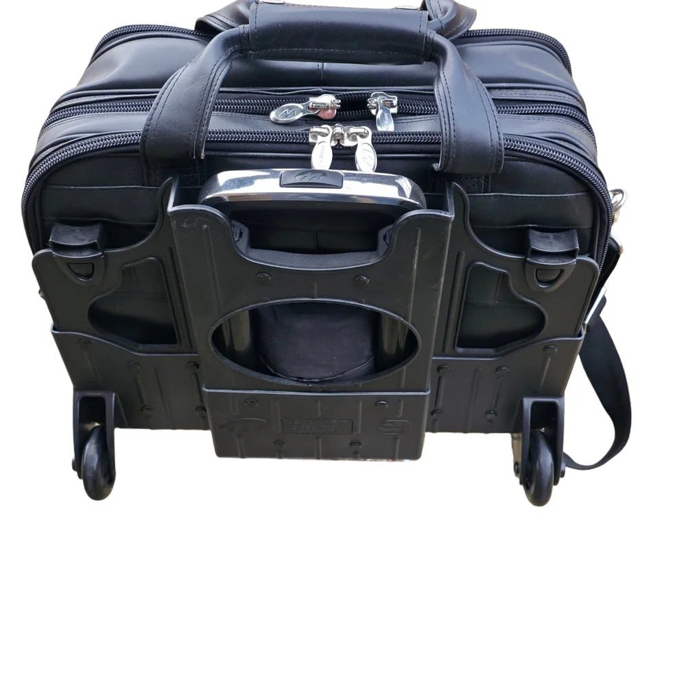Black Leather Men's Bag